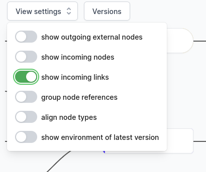 Knowledge-Button im Editor
